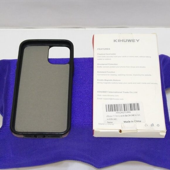 iPhone 11 Pro Case Wallet 5.8 Inch Display Compatible W/ 2019 11 Pro New/Unused - Picture 2 of 8